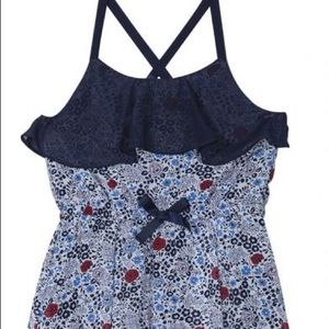 Náutica Girls 7 Spaghetti Strap Floral Dress